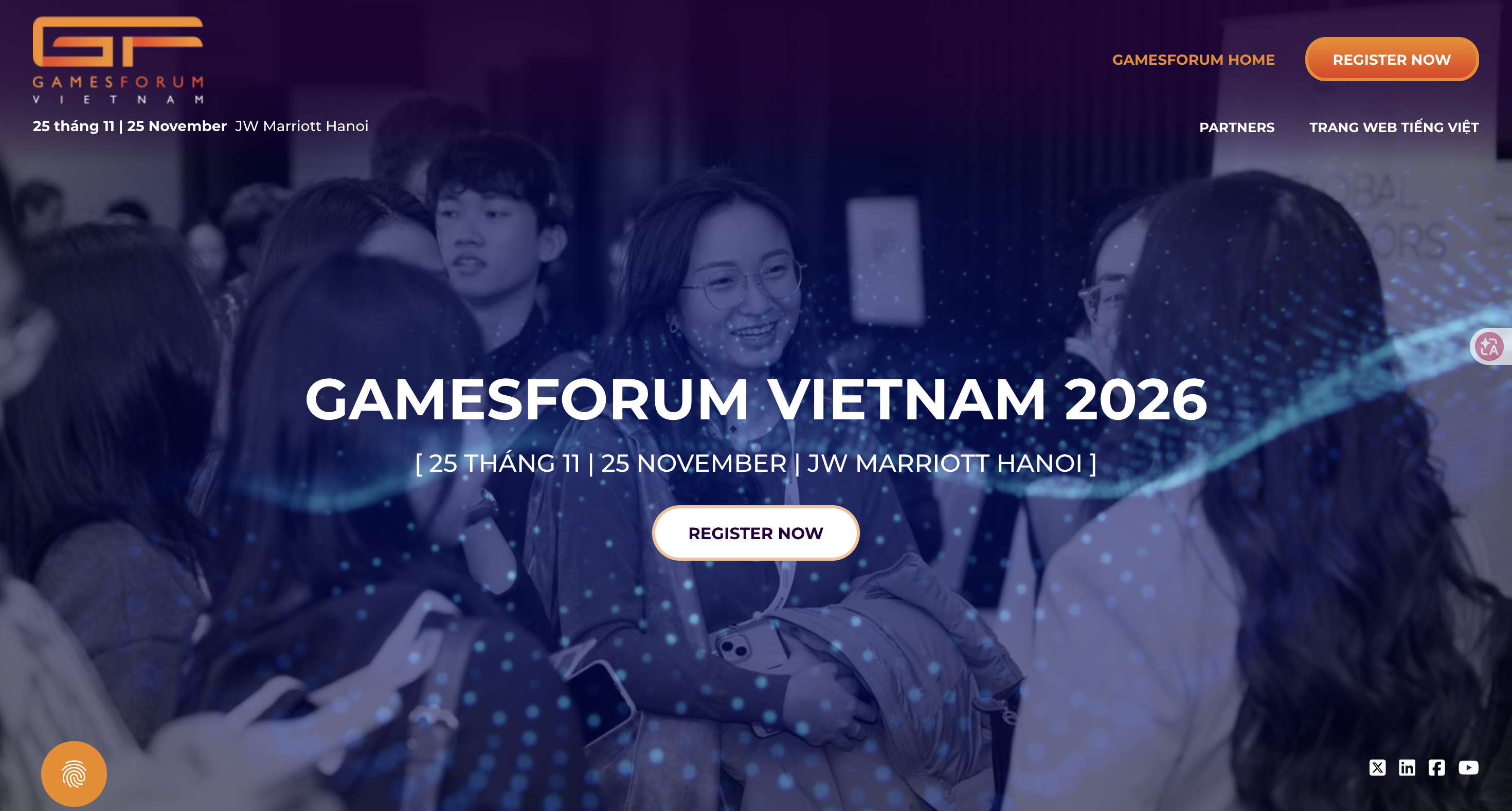 Gamesforum Vietnam 2026 trở lại Hà Nội ngày 25/11: Cơ hội kết nối và cập nhật chiến lược tăng trưởng mobile game