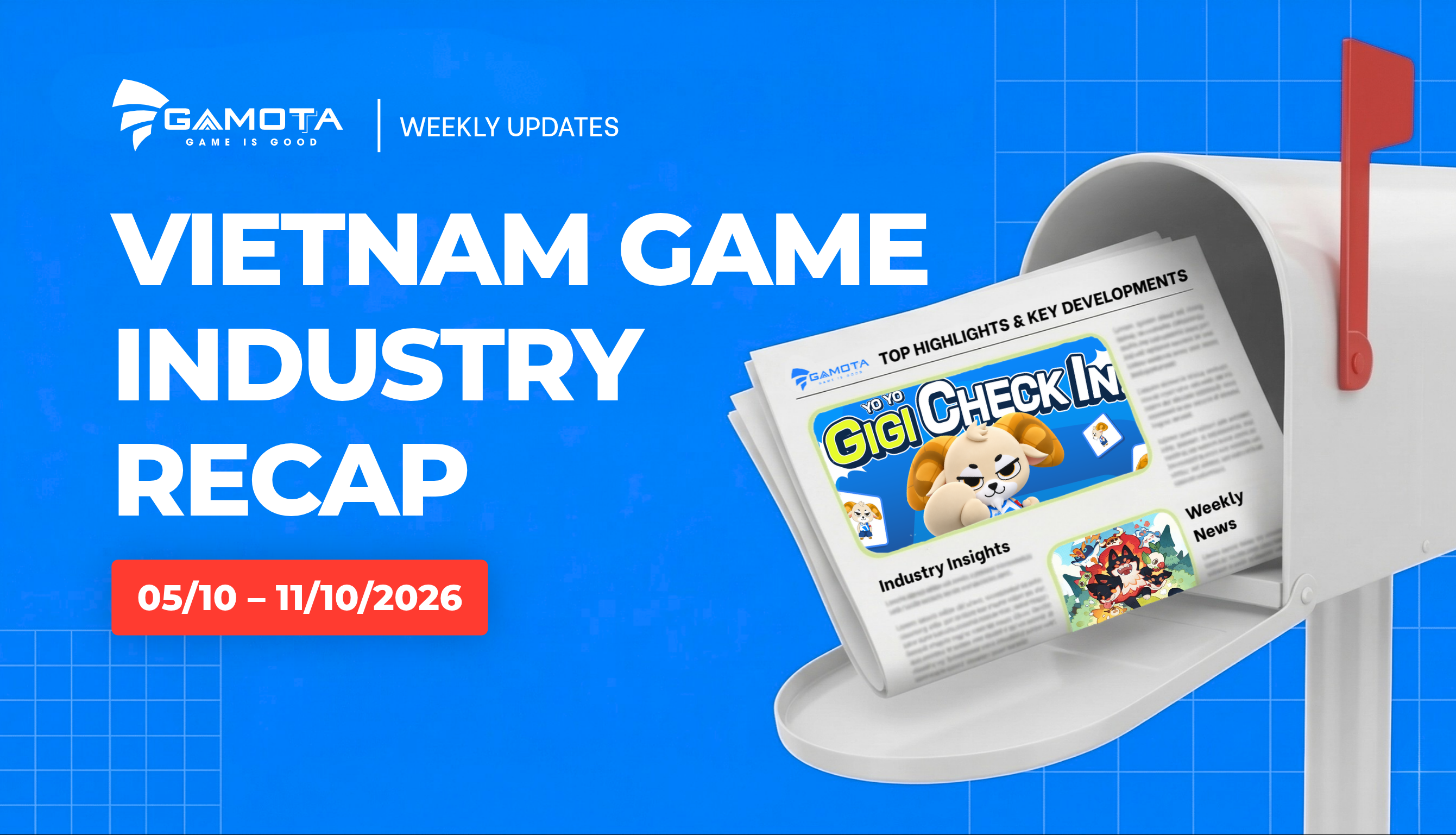 Điểm tin tuần Ngành Game Việt Nam: 05/10 – 11/10/2026